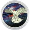 Image 1 : 2014 Canada 1oz Coloured Peregrine Falcon .9999 Fine Silver Coin (TAX Exempt)