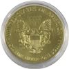 Image 2 : 2018 USA 1oz Coloured & Gilded .999 Fine Silver Eagle (TAX Exempt).