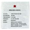 Image 3 : 2000 Canada $5 Dragon Privy Mark silver Maple leaf with COA (Tax Exempt)