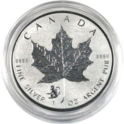 2016 Canada $5 Monkey Privy Mark silver Maple leaf ( Tax Exempt)