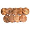 Image 1 : 9x  Miscellaneous Pure Copper -  1oz. .999  Fine copper coin(TAX Exempt) 9pcs