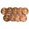 Image 1 : 9x Pure Copper -  1oz. .999 - Titanic Fine copper coin(TAX Exempt) 9pcs