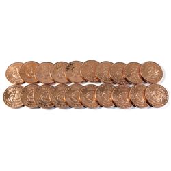 20x Pure Copper - 1oz .999  Aquarius Fine Copper coin (Tax Exempt) 20pcs