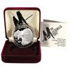 Image 1 : RARE! 1992-A Anchorage Mint Alaska State medallion 1oz .999 fine silver coin (Tax Exempt)-toned