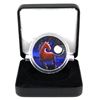 Image 1 : 2014 Royal Mint Lunar Horse 1 oz. Silver Sunset and Night Coloured coin. Coin comes encapsulated wit