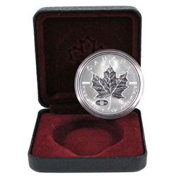 1908-1998 Anniversary Privy Mark 1oz. Silver Maple Leaf (TAX Exempt) - Comes encapsulated with Displ