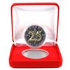 Image 1 : 2013 Canada $5 25th Anniversary of the Silver Maple Leaf with Gold Plated "25th". Coin comes encapsu