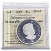 Image 1 : 2007 Canada $4 Dinosaur Parasaurolophus ICCS Certified PF-67 Ultra Heavy Cameo (TAX Exempt)