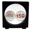 Image 1 : Pair of 2017  Canada 150 Proof Commemorative silver dollars in frame (Tax Exempt).  2pcs