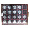 Image 1 : 1981-1998 Canada Brilliant Uncirculated Silver dollars. You will receive one of each date from 1981 