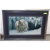 Image 1 : ROBERT BATEMAN "LYNX" PRINT IN FRAME