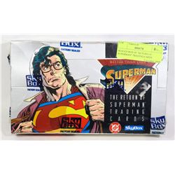 SEALED BOX OF "RETURN OF SUPERMAN" TRADING CARDS