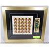 Image 1 : FRAMED 2013 STAMP COLLECTION