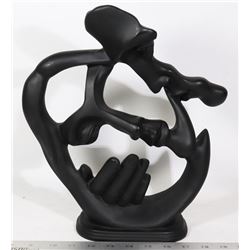 VINTAGE HEAVY SCULPTURE (BLACK)