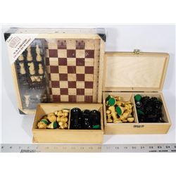 VINTAGE TO SET CHESS PLAYERS