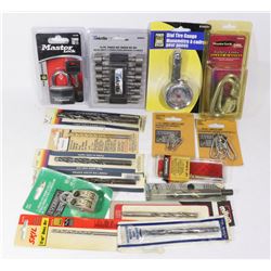 FLAT OF VARIOUS SEALED ITEMS