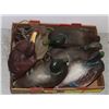 Image 1 : DUCK DECOYS- ANTIQUE RUBBER- BOX LOT OF 10+ WITH