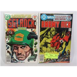 2 DC SPECIALS SGT. ROCK ENEMY ACE RED BARRON
