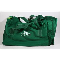 LACOSTE 22 INCH DUFFLE BAG HOUSEHOLD