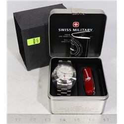 "SWISS ARMY" WATCH AND POCKET KNIFE IN GIFT BOX