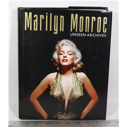 MARILYN MONROE UNSEEN ARCHIVES HARDCOVER BOOK