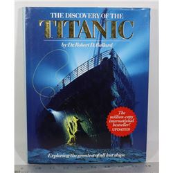 DISCOVERY OF THE TITANIC HARDCOVER BOOK