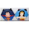 Image 1 : NEW SUPERMAN AND WONDER WOMEN WALL ART