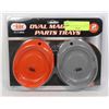Image 1 : NEW 2PC OVAL MAGNETIC PARTS TRAYS