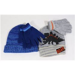 2PK BOYS TONGUE AND GLOVE SET, CLOTHING