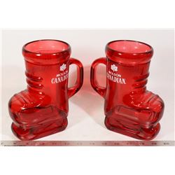 MOLSON CANADIAN LARGE BEER MUG "SKATES" (2)