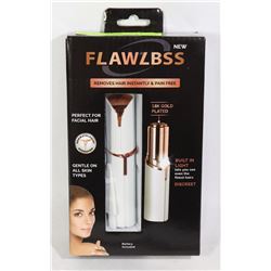 NEW 18K GOLD PLATED HAIR REMOVER WITH BUILT IN