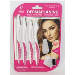 NEW 8PC DERMAPLANING FACIAL EXFOLIATOR SET