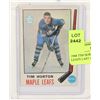 Image 1 : 1968 TIM HORTONS HOCKEY CARD LEAFS LAST CUP SPORTS