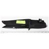 Image 1 : NEW DEFENDER TACTICAL TEAM BOWIE KNIFE IN SHEATH,