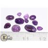 Image 1 : #194-PURPLE AMETHYST GEMSTONE 53.5ct