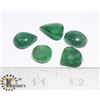 Image 1 : #174-GREEN EMERALD GEMSTONE 68.15ct