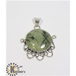 #21-PREHNITE PENDANT
