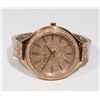 Image 1 : NEW MICHAEL KORS RUNWAY ROSE-GOLD 43MM CRYSTAL