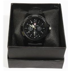 NEW GENIUS ARMY WATCH BLACK ON BLACK