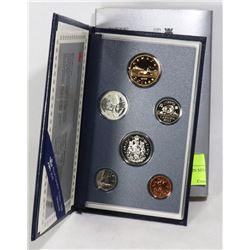1993 CANADIAN 6 COIN SPECIMEN COIN SET WITH COA