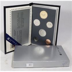 1988 CANADIAN 6 COIN SPECIMEN COIN SET WITH COA