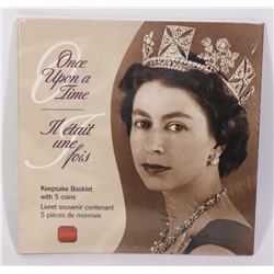 SEALED ONCE UPON A TIME 5 COIN CANADIAN 50CENT