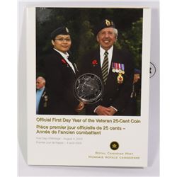 2005 FIRST DAY YEAR OF THE VETERAN UNCIRCULATED