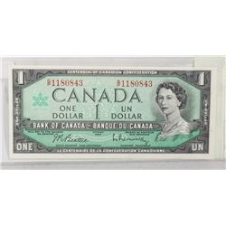 1967 UNCIRCULATED 1 DOLLAR NOTE
