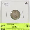 Image 1 : 1912 CANADIAN SILVER 5 CENT COIN