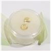Image 1 : LOT OF 2 MATCHED ROUND CITRINE GEMSTONES
