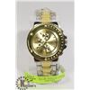 Image 1 : NEW MEN'S ROSRA QUARTZ STEEL/GOLD LOOK WATCH