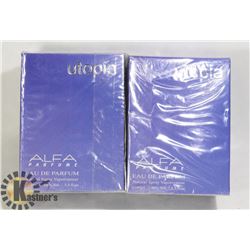 TWO BOTTLES OF UTOPIA EAU DE PARFUM
