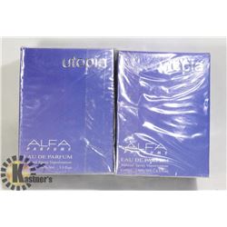 TWO BOTTLES OF UTOPIA EAU DE PARFUM
