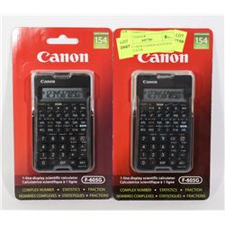 LOT OF 2 NEW CANNON SCIENTIFIC CALCULATOR